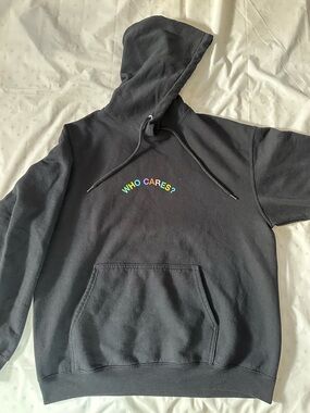 Rex Orange County Black Graphic Hoodie - Large